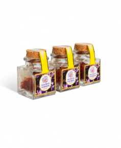 Azafr�n hebra selecto pack 3 tarros de 1 g