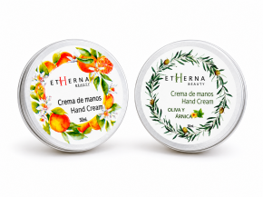 Pack crema de manos de naranja y �rnica + aceite de oliva