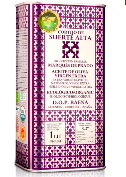 Cortijo de Suerte Alta Lata de 1 Litro Marqués de Prado Virgen Extra