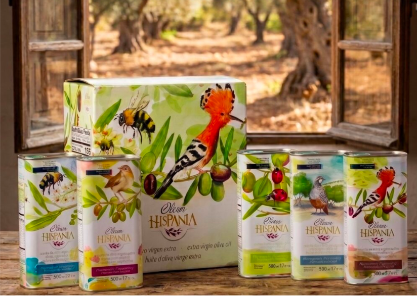 Estuche Oleum Hispania de 4 unds x 500 ml a elegir entre las 5 variedades (poner en observaciones al comprar las seleccionadas)